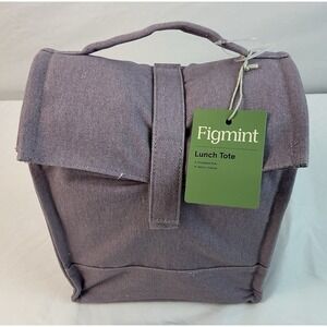 Figment Lunch Tote With Insulated Liner Closing Back To School Lavender